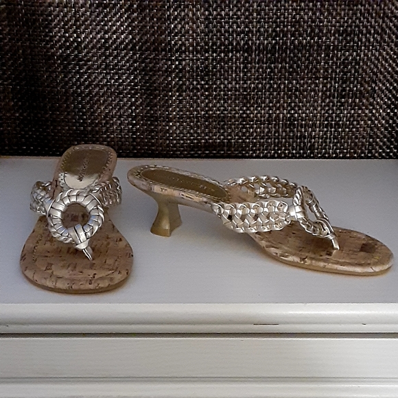 Hilliard & Hanson Gold " Ringer" Sandals